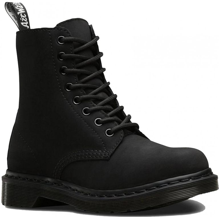 Ботинки Dr Martens 1460 Serena Mono Black замшевые