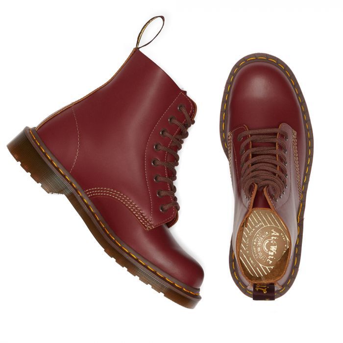Ботинки Dr. Martens 1460 Jadon Smooth Leather Vintage Hf Cherry бордовые