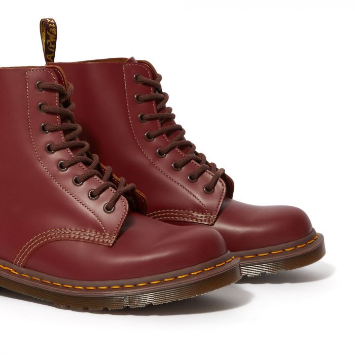 Ботинки Dr. Martens 1460 Jadon Smooth Leather Vintage Hf Cherry бордовые
