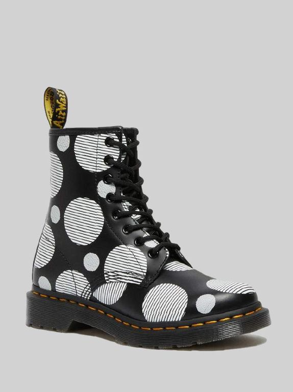 Ботинки Dr. Martens 1460 Jadon Smooth Polka Dot Black