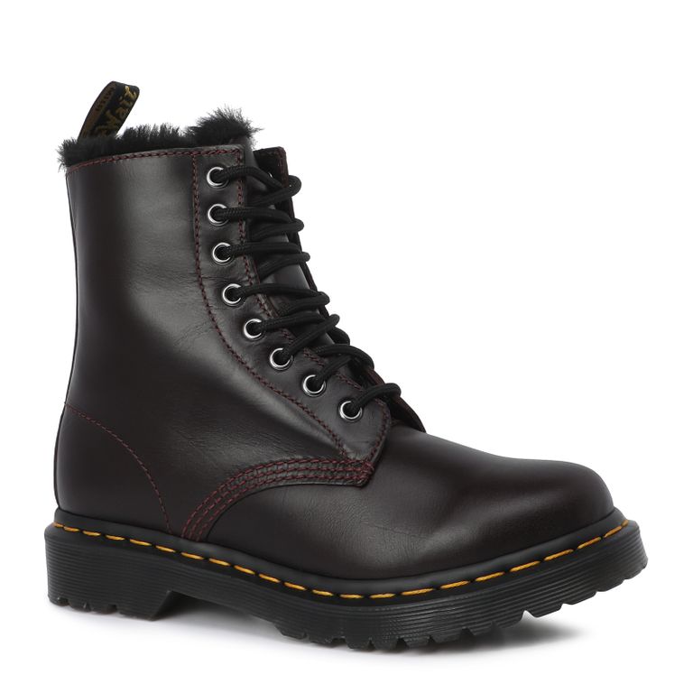Ботинки Dr Martens 1460 Serena Atlas бордовые