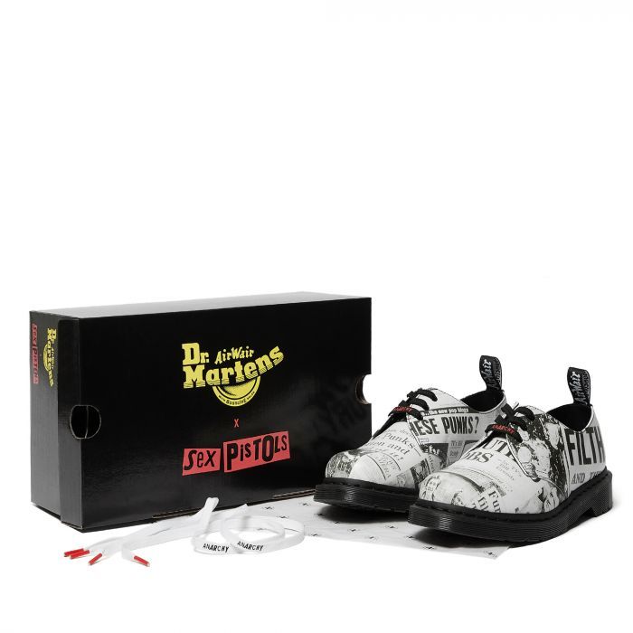 Полуботинки Dr. Martens 1461 Sex Pistols Black-White