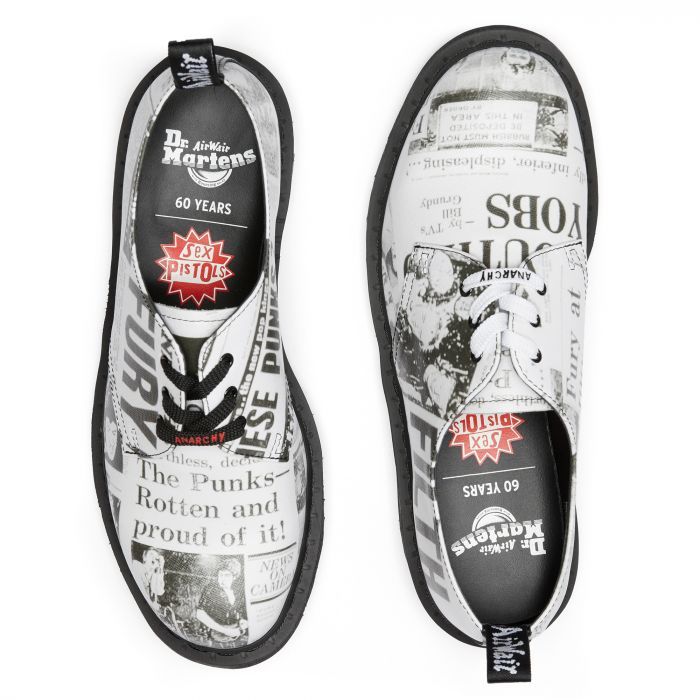 Полуботинки Dr. Martens 1461 Sex Pistols Black-White