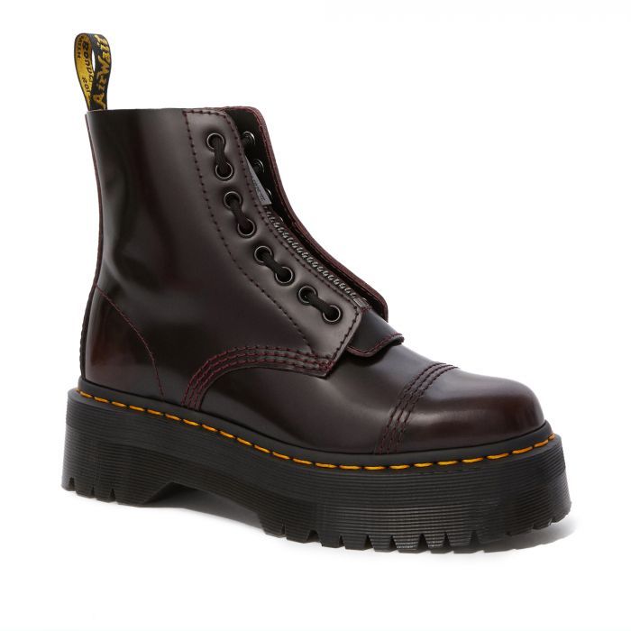 Ботинки Dr. Martens Sinclair Arcadia Leather Cherry бордовые женские