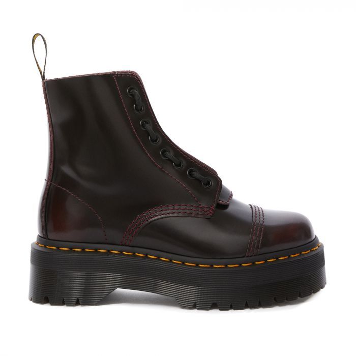 Ботинки Dr. Martens Sinclair Arcadia Leather Cherry бордовые женские